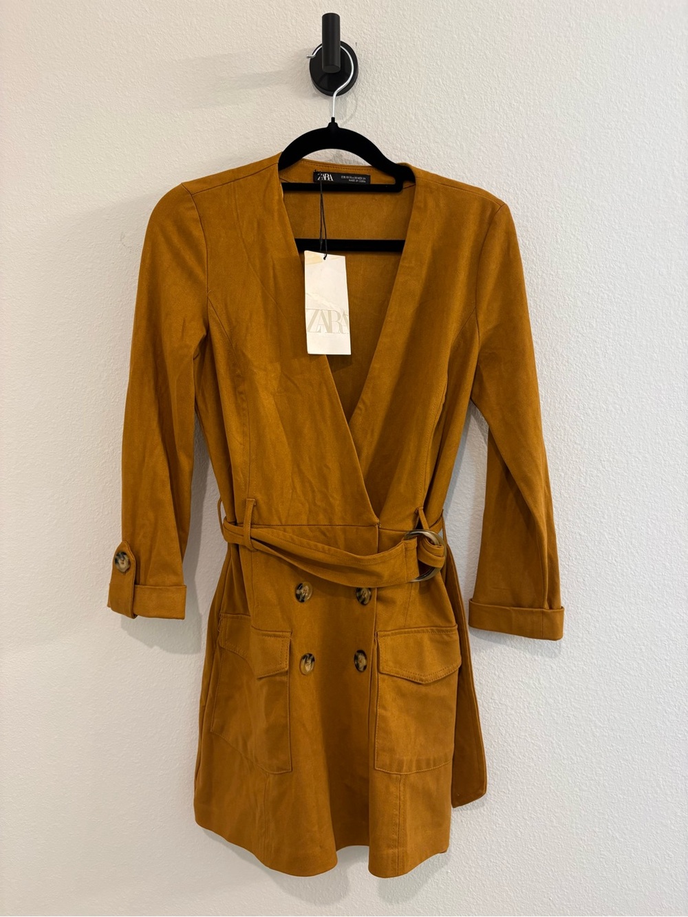 NWT Zara Rust Wrap Blazer Romper